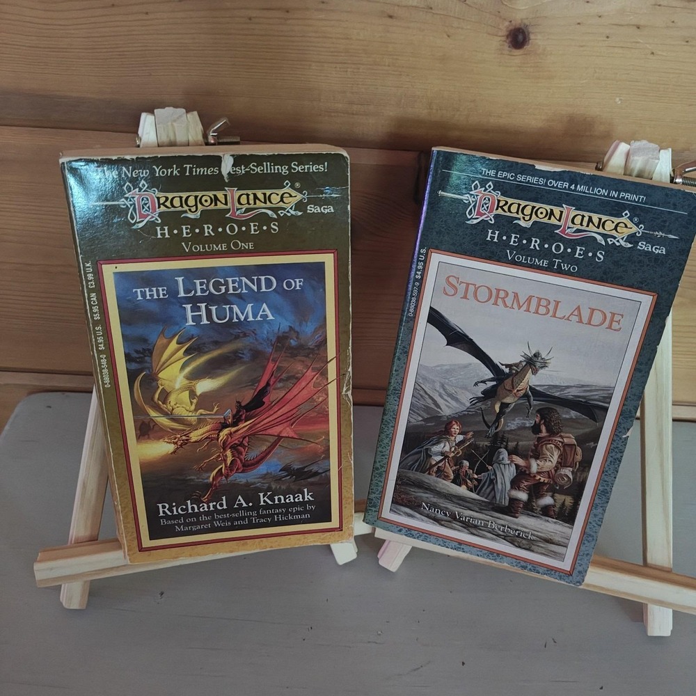 Dragon Lance H.E.R.O.E.S Heroes Sage Volumes 1 & 2 Stormblade The Legend of Huma